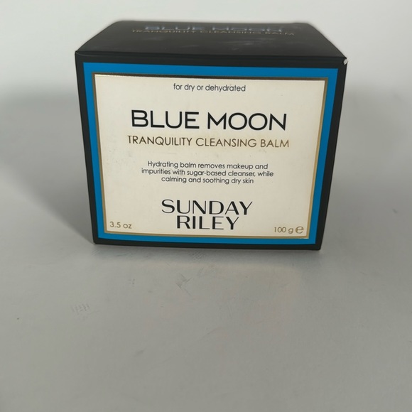 NIB Sunday Riley BLUE MOON CLEAN RINSE CLEANSING BALM 100g - Picture 2 of 2
